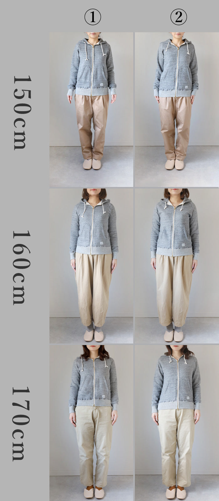 Kepani Zip Up Parka Manhattan-2 Women's [TS-8101MS-LADIES] 100% Cotton Brushed Lining Hoodie 