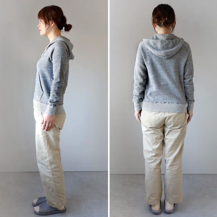 Kepani Zip Up Parka Manhattan-2 Women's [TS-8101MS-LADIES] 100% Cotton Brushed Lining Hoodie 