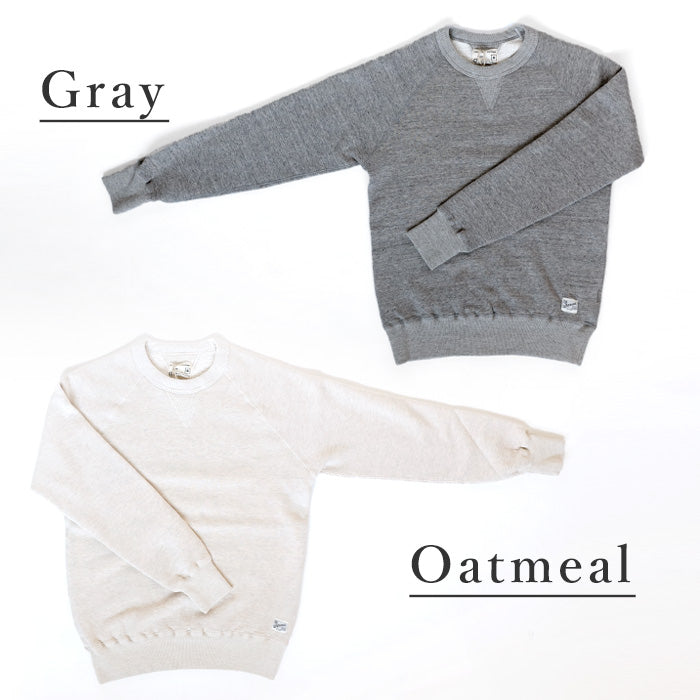 Kepani Crew Neck Sweatshirt Harris-2 Women's [TS-8301MS-LADIES] 100% Cotton Brushed Lining Sweatshirt 