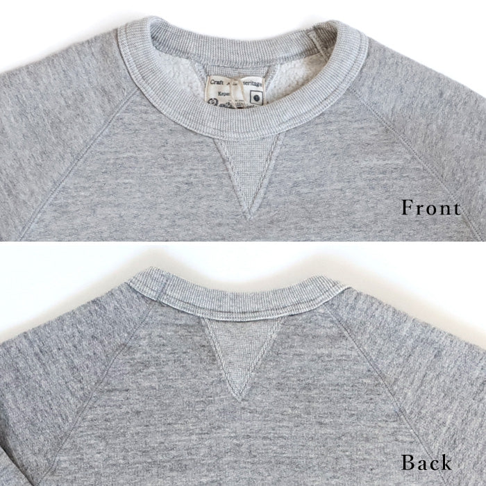 Kepani Crew Neck Sweatshirt Harris-2 Women's [TS-8301MS-LADIES] 100% Cotton Brushed Lining Sweatshirt 