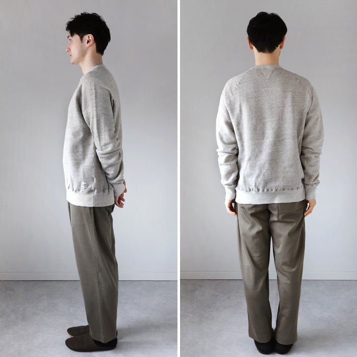 Kepani Crew Neck Sweatshirt Harris-2 Men's [TS-8301MS-MENS] 100% Cotton Brushed Lining Sweatshirt 