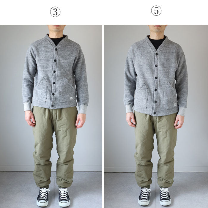 Kepani Sweat Cardigan Sunset-2 Men's and Women's [TS-8103MS] Made in Japan Sweatshirt Brand Wakayama Osaka Mie 100% Cotton Brushed Lining 