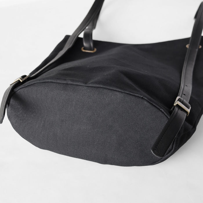 [3 Colors] ulazan alter Asymmetrical Canvas Backpack for Women and Men [U2202] Lightweight
