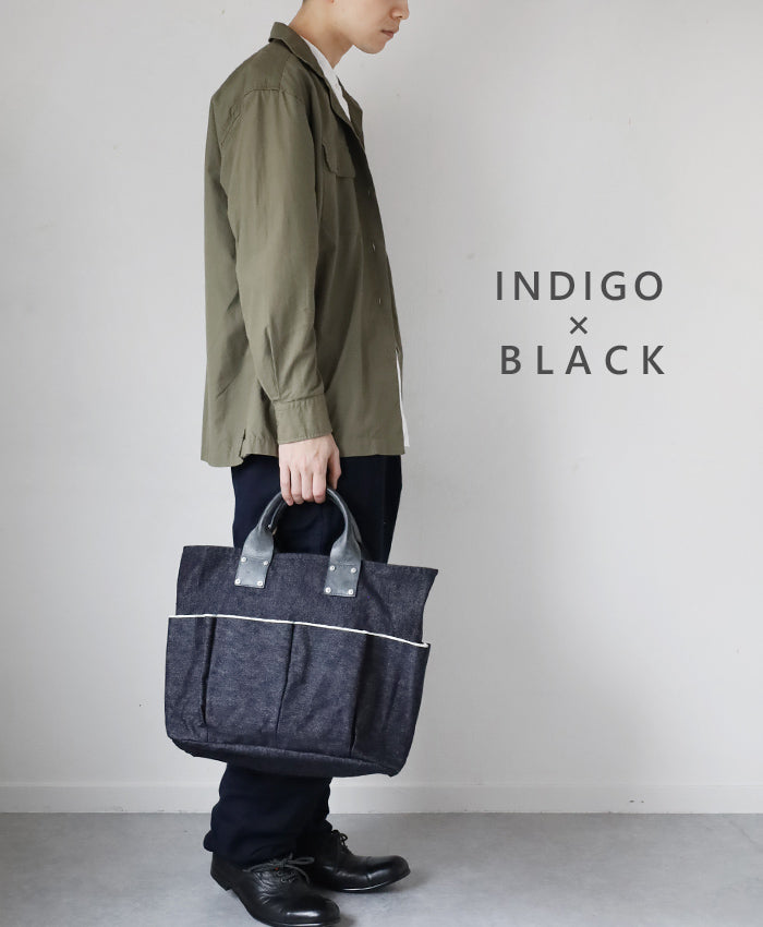 [2 colors] WE ARE ONE War Model S501XX Denim Utility Bag Small Denim Bag Men's Tote Shoulder Bag Handbag Large Capacity Large Kurashiki Kojima [WAO242-001] 