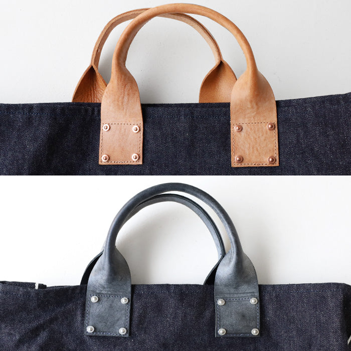 [2 colors] WE ARE ONE War Model S501XX Denim Utility Bag Small Denim Bag Men's Tote Shoulder Bag Handbag Large Capacity Large Kurashiki Kojima [WAO242-001] 
