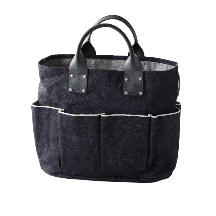 [2 colors] WE ARE ONE War Model S501XX Denim Utility Bag Small Denim Bag Men's Tote Shoulder Bag Handbag Large Capacity Large Kurashiki Kojima [WAO242-001] 