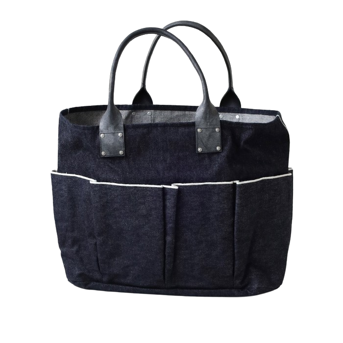 [2 colors] WE ARE ONE War Model S501XX Denim Utility Bag Large Denim Bag Men's Tote Shoulder Bag Handbag Large Capacity Kurashiki Kojima [WAO242-002] 
