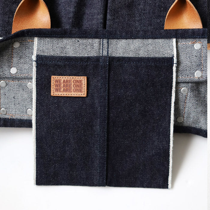 [2 colors] WE ARE ONE War Model S501XX Denim Utility Bag Large Denim Bag Men's Tote Shoulder Bag Handbag Large Capacity Kurashiki Kojima [WAO242-002] 