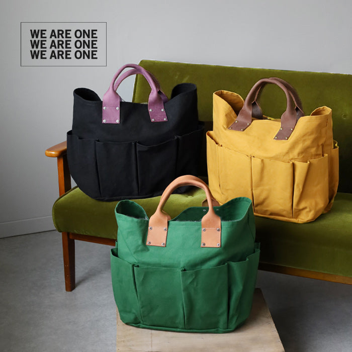 [3 colors] WE ARE ONE Kurashiki Canvas Utility Bag Small Men's Women's [WAO242-003] Okayama Kurashiki Kojima Canvas Brand 