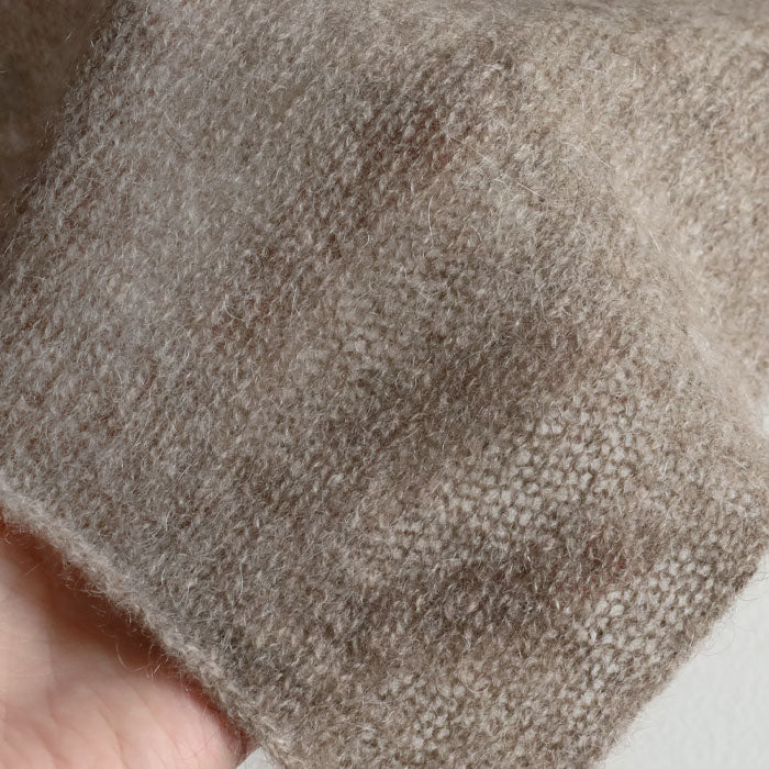 AND WOOL 100% Yak Large Stole [YAA-042] Women's Men's Shizuoka Prefecture Shimada City Keiichi Muramatsu Knit Brand 