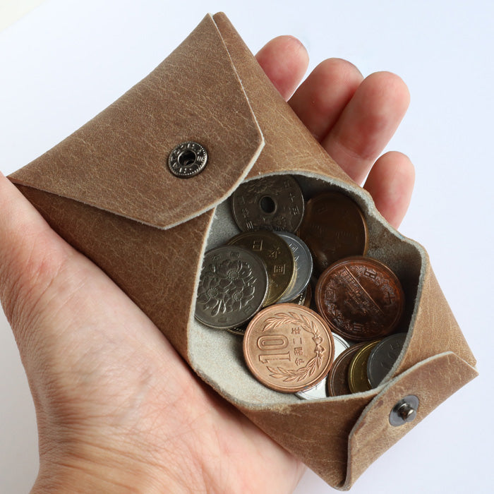 [2 types] ZOO coin case oil leather kudu leather [Z-ZCC-040] Men's genuine leather coin purse