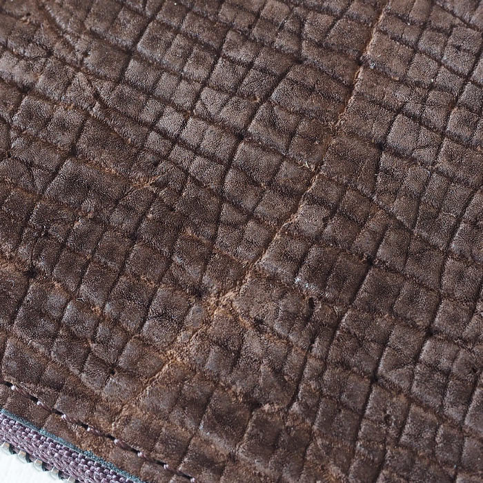 ZOO(ズー) 財布 長財布 カバ革 ラウンドファスナー ブラウン ピューマウォレット24 [Z-ZLW-103-BR]