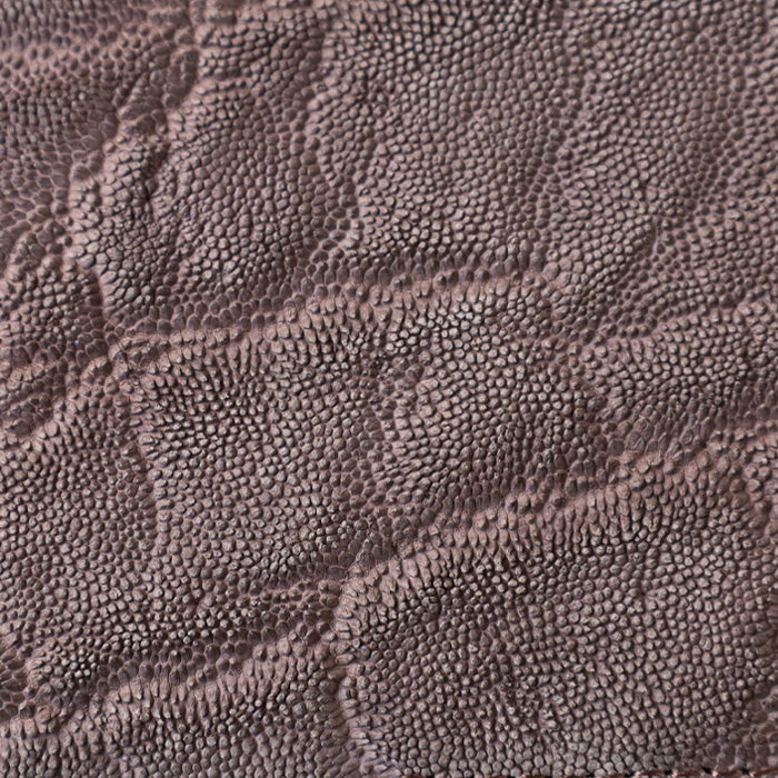 ZOO Wallet Long Wallet Elephant Leather Round Zipper Long Wallet Greige [Z-ZLW-101-GRG]