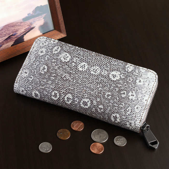 ZOO (ズー) 財布 長財布 トカゲ革 ラウンドファスナー  [Z-ZLW-140]リザード革 ロングウォレット