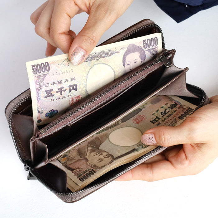 ZOO (ズー) 財布 長財布 トカゲ革 ラウンドファスナー  [Z-ZLW-140]リザード革 ロングウォレット