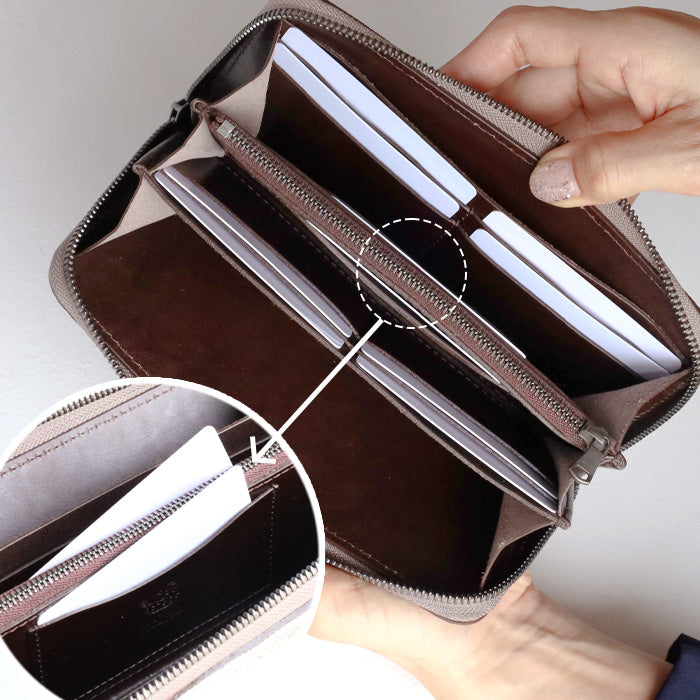 ZOO (ズー) 財布 長財布 トカゲ革 ラウンドファスナー  [Z-ZLW-140]リザード革 ロングウォレット