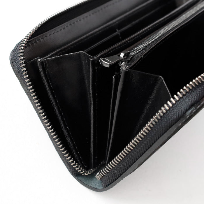 ZOO 皮夾 長版皮夾 大像皮圓形拉鍊長版皮夾 綠色 [Z-ZLW-101-GR] 