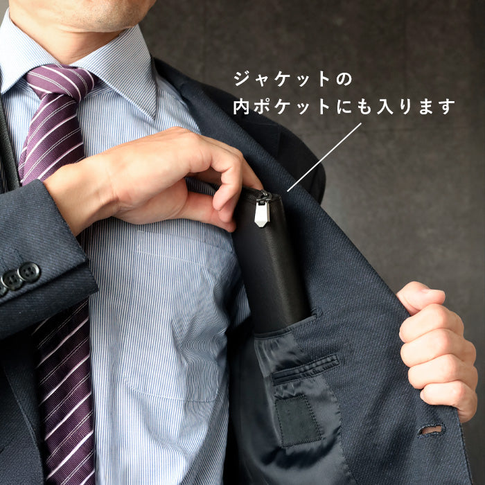 ZOO(ズー) 財布 長財布 鹿革 ホワイトテールディア ラウンドファスナー ロングウォレット 小 ブラック [Z-ZLW-154] 珍しい革 革財布 ブランド