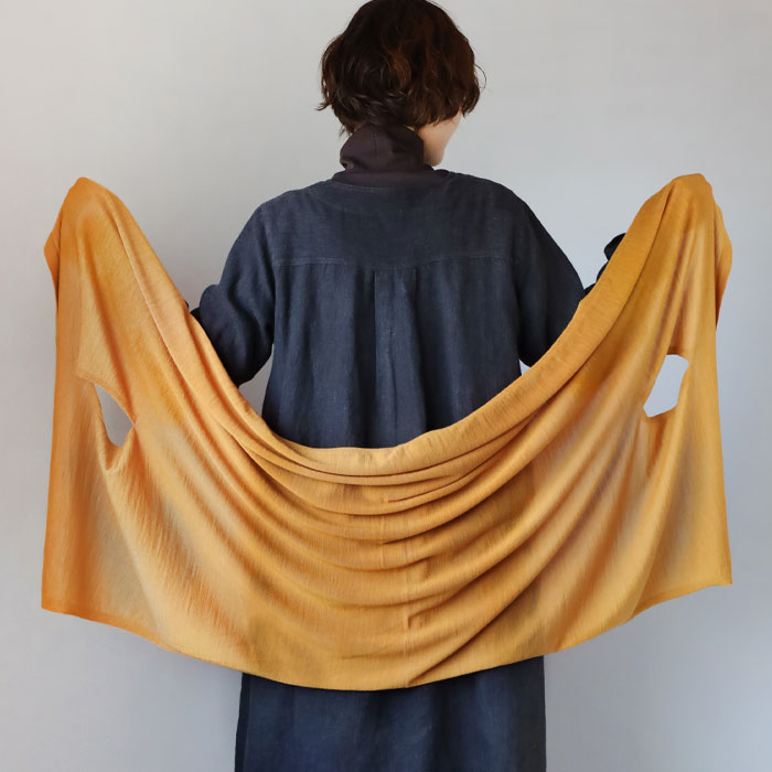 SAIFUKU(サイフク)mino(みの) nico ストールポンチョ 洗える天竺ウール レディース [193-07-05] 新潟県 五泉市 五泉ニット ブランド