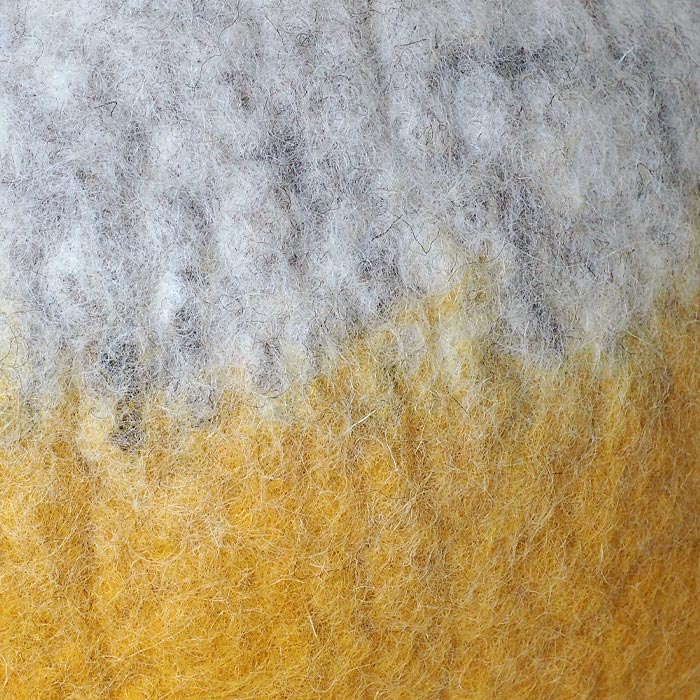 【4色】 ENA KUAM (エナクアム) フェルトバッグ まるぽてツートン [21AKU013]