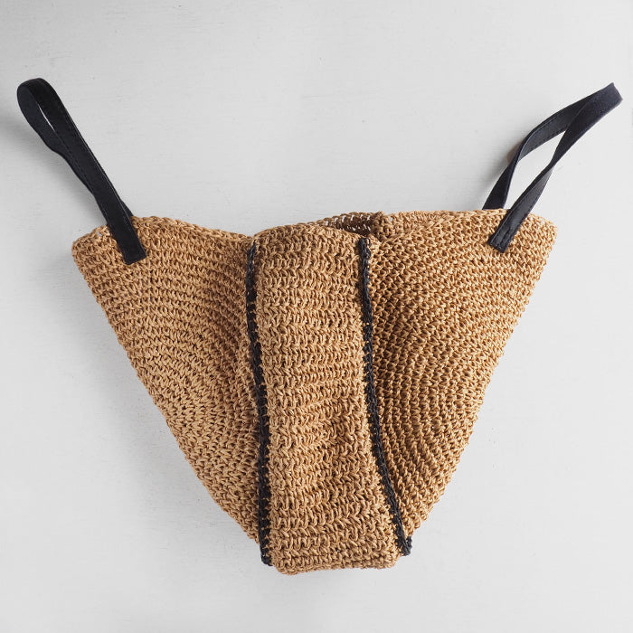 【3色】ENA KUAM (エナクアム) ベビーラウンドバッグ かごバッグ [22SKU004]