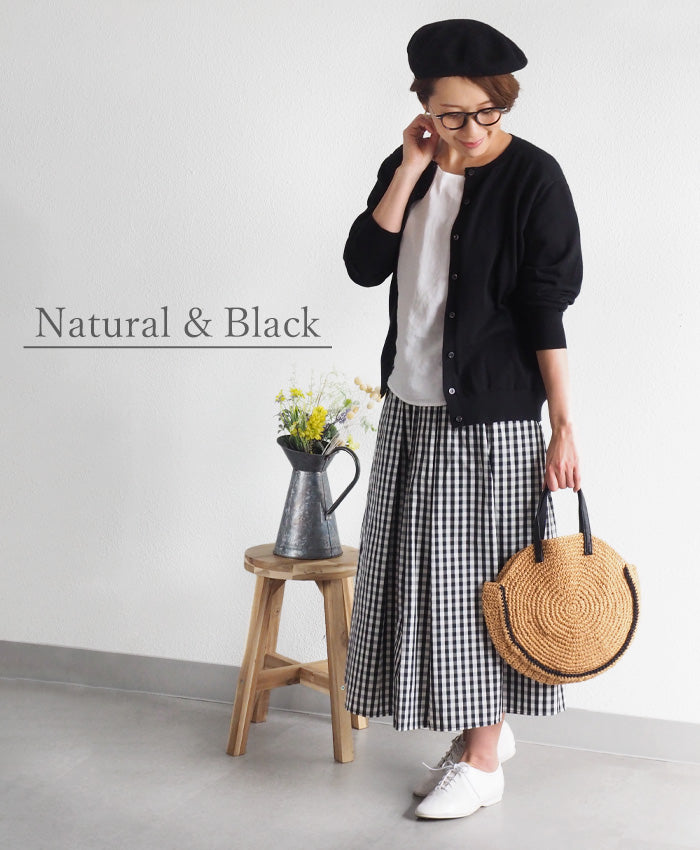 【3色】ENA KUAM (エナクアム) ベビーラウンドバッグ かごバッグ [22SKU004]