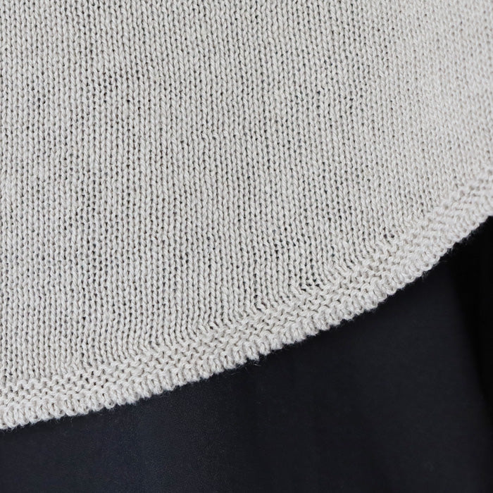 mino maru Poncho Cape Cotton Linen Women's Hand Washable [231-01-10] Niigata Prefecture Gosen City Gosen Knit Brand