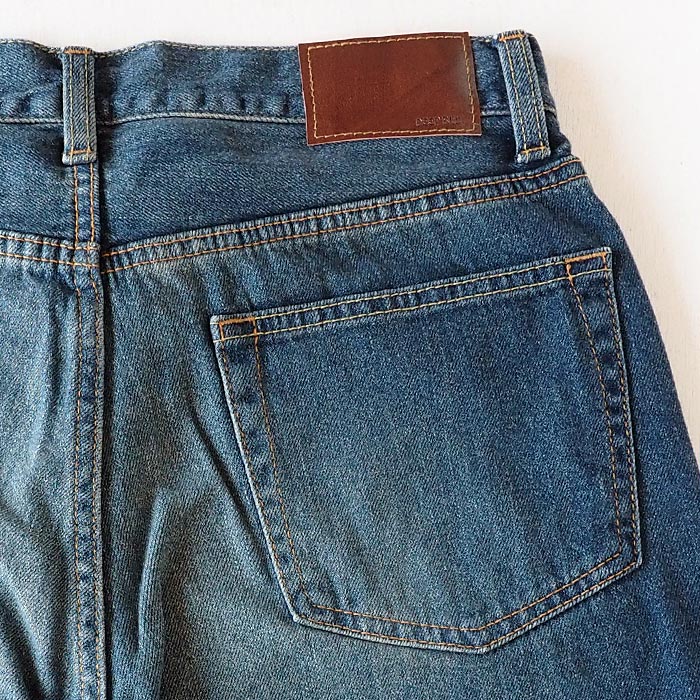 DEEP BLUE Deep Blue Sweet Weave Denim Boyfriend Denim Full Length Blue [72419-2] Okayama Kurashiki Kojima Jeans Brand 