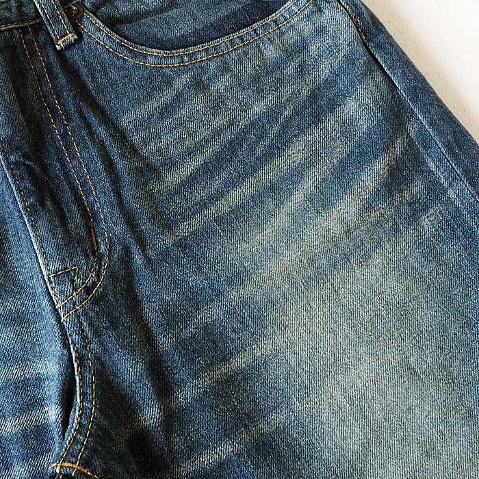 DEEP BLUE Deep Blue Sweet Weave Denim Boyfriend Denim Full Length Blue [72419-2] Okayama Kurashiki Kojima Jeans Brand 