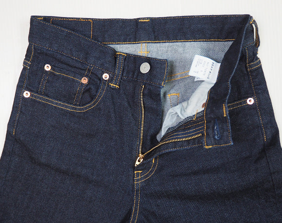 DEEP BLUE 10.5oz Jeans Hyper Stretch Denim Slouch Ankle Pants One Wash [72475-OW] 