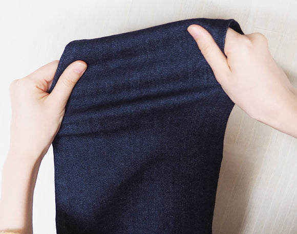 DEEP BLUE 10.5oz Jeans Hyper Stretch Denim Slouch Ankle Pants One Wash [72475-OW] 