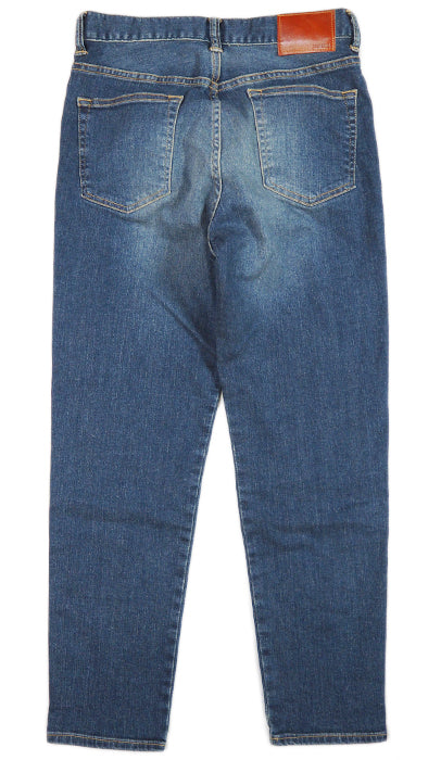 DEEP BLUE 10.5oz Jeans Hyper Stretch Denim Slouch Ankle Pants Blue [72475] Okayama Kurashiki Kojima Jeans Brand 