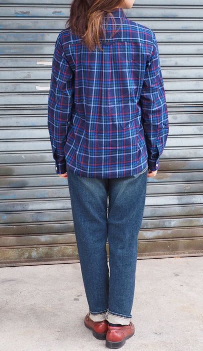 DEEP BLUE 10.5oz Jeans Hyper Stretch Denim Slouch Ankle Pants Blue [72475] Okayama Kurashiki Kojima Jeans Brand 