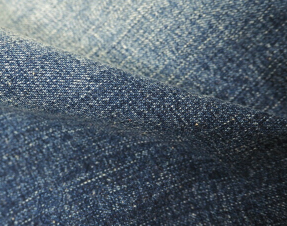DEEP BLUE (Deep Blue) 10.5oz NEP Denim Gardening Pants Distressed Knee Length [72687-USED] Okayama Kurashiki Kojima Jeans Brand 