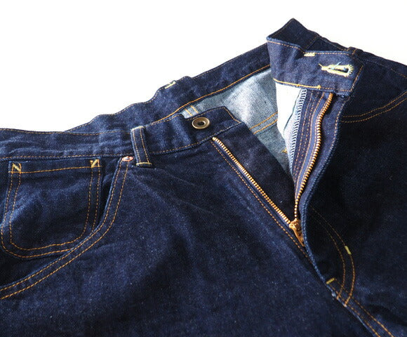 DEEP BLUE (Deep Blue) 11.5oz Wide Loose Denim Pants One Wash Ladies [72764-1] Okayama Kurashiki Kojima Jeans Brand 