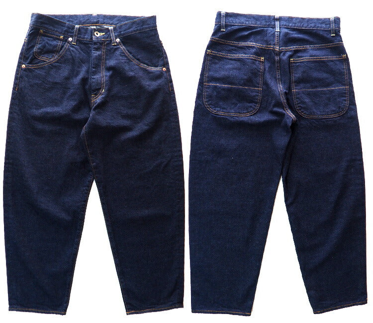 DEEP BLUE (Deep Blue) 11.5oz Wide Loose Denim Pants One Wash Ladies [72764-1] Okayama Kurashiki Kojima Jeans Brand 