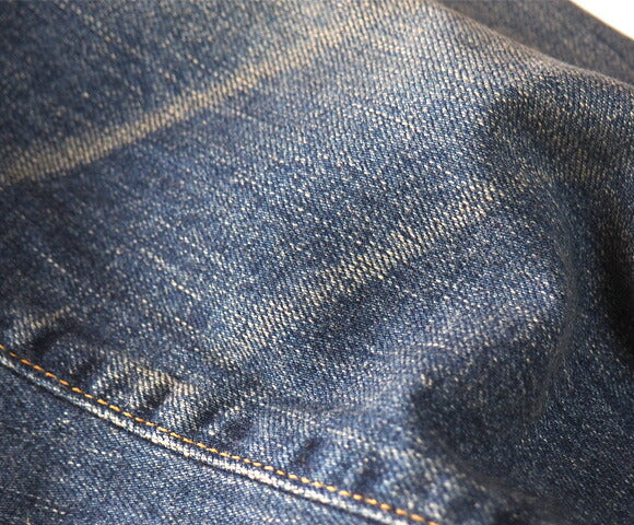 DEEP BLUE 11.5 oz wide loose denim pants Distressed Ladies [72764-2] Okayama Kurashiki Kojima jeans brand 