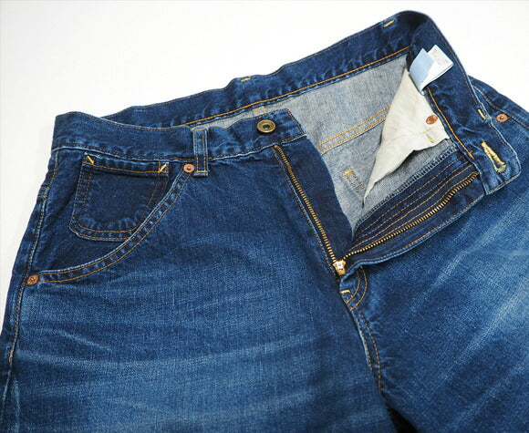 DEEP BLUE 11.5oz Wide Loose Denim Pants Dark Blue Ladies [72764-3] Okayama Kurashiki Kojima Jeans Brand 