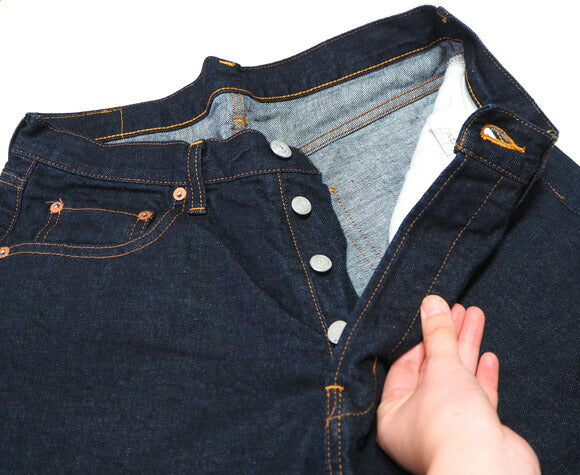 深藍色（深藍色）11.5 盎司男士調整尺寸直筒牛仔褲一洗 [72799-1] Okayama Kurashiki Kojima Jeans Brand 