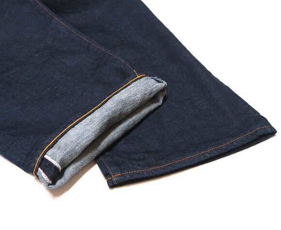 深藍色（深藍色）11.5 盎司男士調整尺寸直筒牛仔褲一洗 [72799-1] Okayama Kurashiki Kojima Jeans Brand 