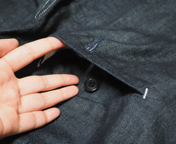 DEEP BLUE（深藍色）10 oz Switching Tapered Denim Pants One Wash [72822-OW] Okayama Kurashiki Kojima Jeans Brand 