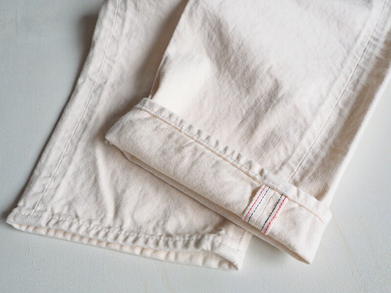 DEEP BLUE (deep blue) 12.5 oz sweet weave color denim boyfriend ankle length ivory ladies [72867-1] Okayama Kurashiki Kojima jeans brand 