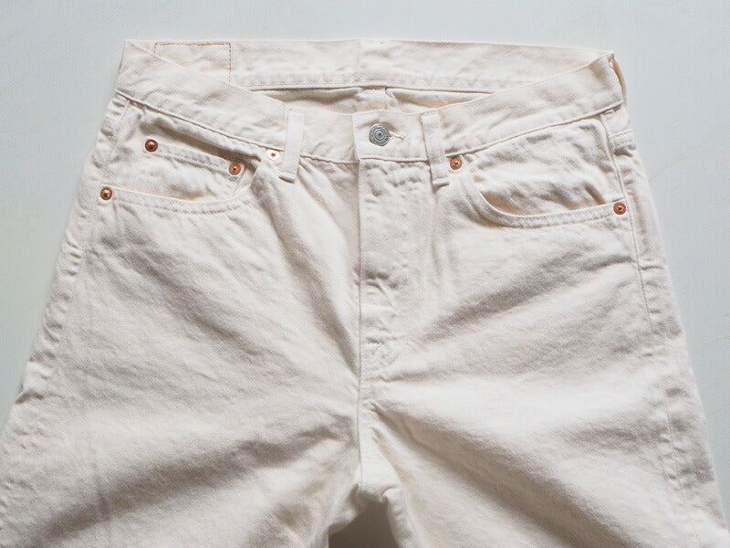 DEEP BLUE (deep blue) 12.5 oz sweet weave color denim boyfriend ankle length ivory ladies [72867-1] Okayama Kurashiki Kojima jeans brand 