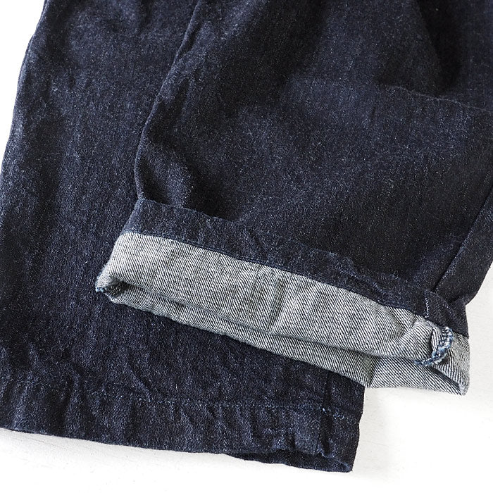 DEEP BLUE 12oz Selvedge Denim Baggy Pants [72896] Okayama Kurashiki Kojima Jeans Brand 