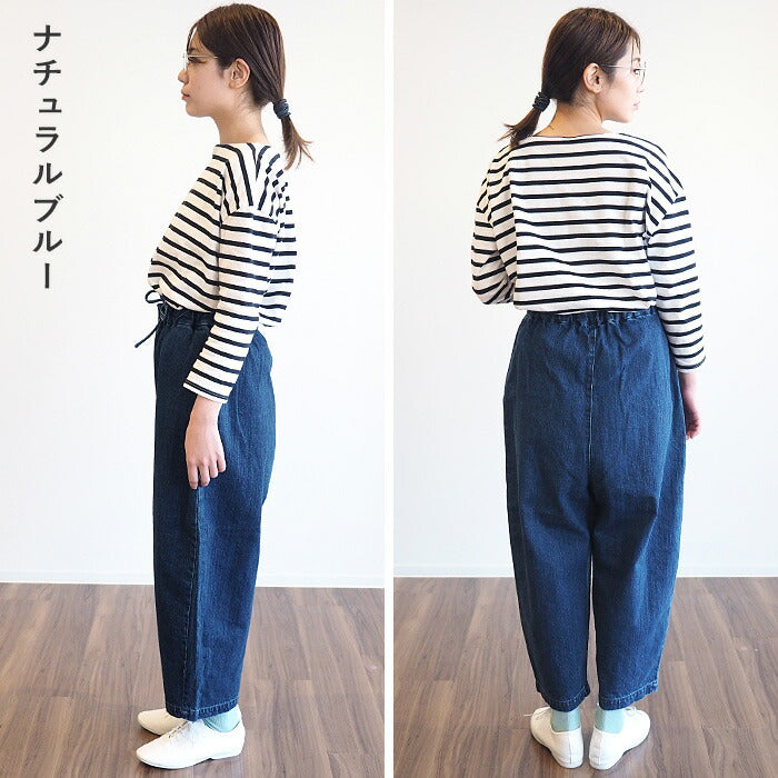 DEEP BLUE 12オンス セルビッチ デニム バギーパンツ [72896] 岡山