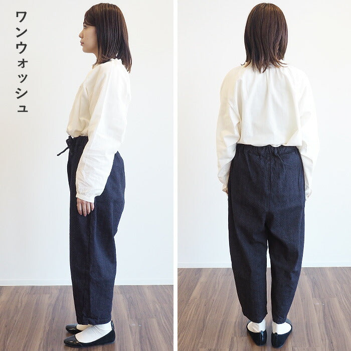 DEEP BLUE 12oz Selvedge Denim Baggy Pants [72896] Okayama Kurashiki Kojima Jeans Brand 