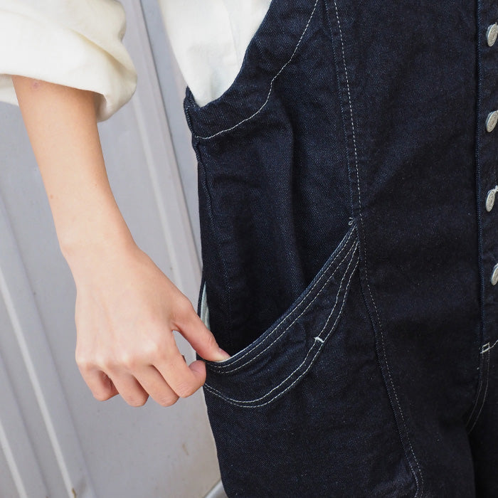 DEEP BLUE Gardening Overalls One Wash Ladies [72899] 