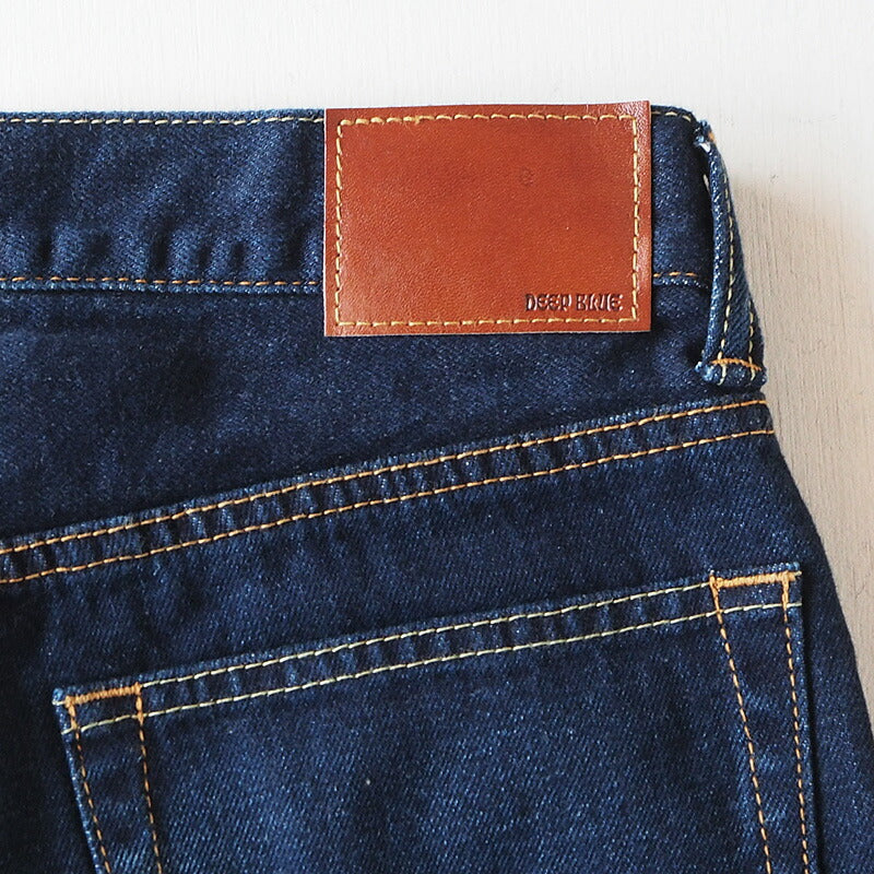 DEEP BLUE (deep blue) 12.5 oz sweet weave denim boyfriend denim ankle length dark blue [73388-3] Okayama Kurashiki Kojima jeans brand 