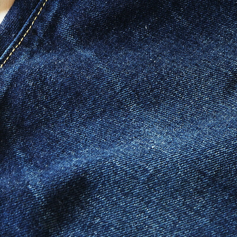 DEEP BLUE (deep blue) 12.5 oz sweet weave denim boyfriend denim ankle length dark blue [73388-3] Okayama Kurashiki Kojima jeans brand 