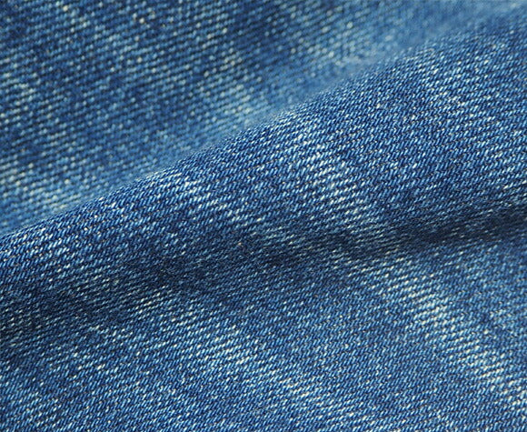 DEEP BLUE (深藍色) 12.5 盎司甜編織牛仔男友踝長牛仔褲中號藍色女士 [73388-MBL] 岡山倉敷小島牛仔褲品牌
